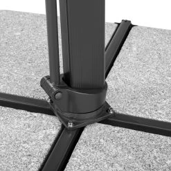 Sonnenschirm 'Rhodos Smart', Ca. 300 X 300 Cm -Pflanzen Paradies Verkauf 3910503269 Sonnenschirm Rhodos Smart silbergrau 7 103238