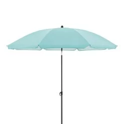 Doppler Beach-Sonnenschirm 'Como', Hellblau, Ø Ca. 160 Cm -Pflanzen Paradies Verkauf 3910503288 beach sonnenschirm hellblau 8 120139