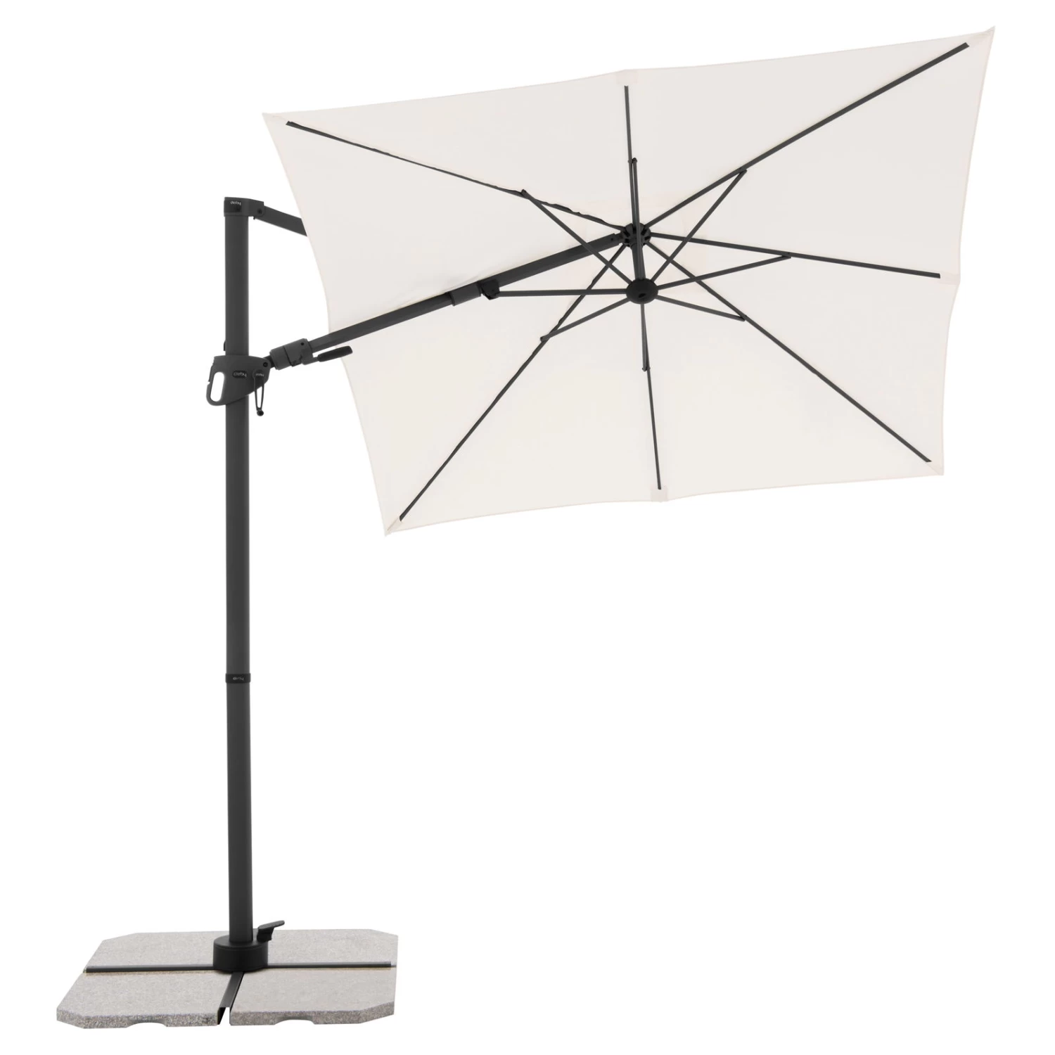 Doppler Pendelschirm 'Derby DX', Natur, Ca. 210 X 210 Cm 10 Doppler Pendelschirm 'Derby DX', Natur, Ca. 210 X 210 Cm – Bild 8