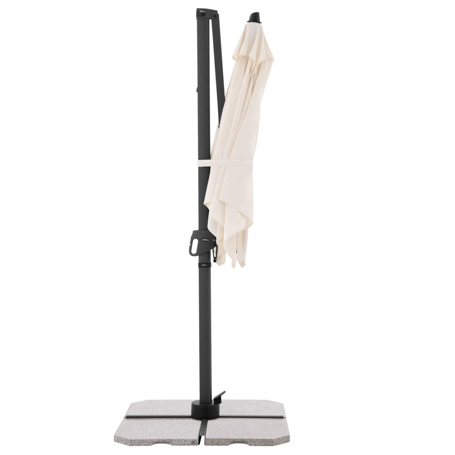 Doppler Pendelschirm 'Derby DX', Natur, Ca. 210 X 210 Cm 8 Doppler Pendelschirm 'Derby DX', Natur, Ca. 210 X 210 Cm – Bild 6