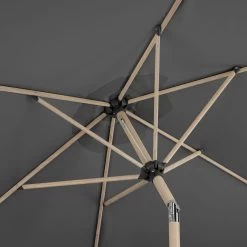 Sonnenschirm 'Cordoba', Ø 270 Cm -Pflanzen Paradies Verkauf 3910503325 Sonnenschirm Cordoba ca D 270cm anthrazit 10 119105