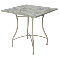 Mosaik-Bistrotisch 'Toulouse', Braungrau, Naturstein, 78 X 78 X 77 Cm -Pflanzen Paradies Verkauf 3910801511 Mosaik Bistrotisch Toulouse braungrau 1 88954