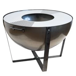 Feuerschale 'Dakota', Rostfarben, Ca. 60 X Ø 80 Cm -Pflanzen Paradies Verkauf 3920100762 Feuerstelle Dakota ca 80cm rund 1 118577