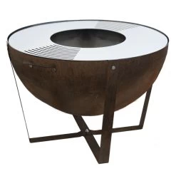 Feuerschale 'Dakota', Rostfarben, Ca. 60 X Ø 80 Cm -Pflanzen Paradies Verkauf 3920100762 Feuerstelle Dakota ca 80cm rund 2 118575