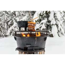 Feuergrill Petromax TG3, Schwarz, Gusseisen, Ca. Ø 45 X H 21 Cm -Pflanzen Paradies Verkauf 3920100765 petromax feuergrill 1 121060