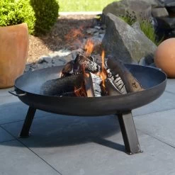 Feuerschale, Rund, Schwarz