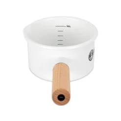 Petromax Stieltopf, Weiß, Edelstahl/Holz, Ca. 500 Ml -Pflanzen Paradies Verkauf 3920502262 petromax emaille stieltopf 1 121449