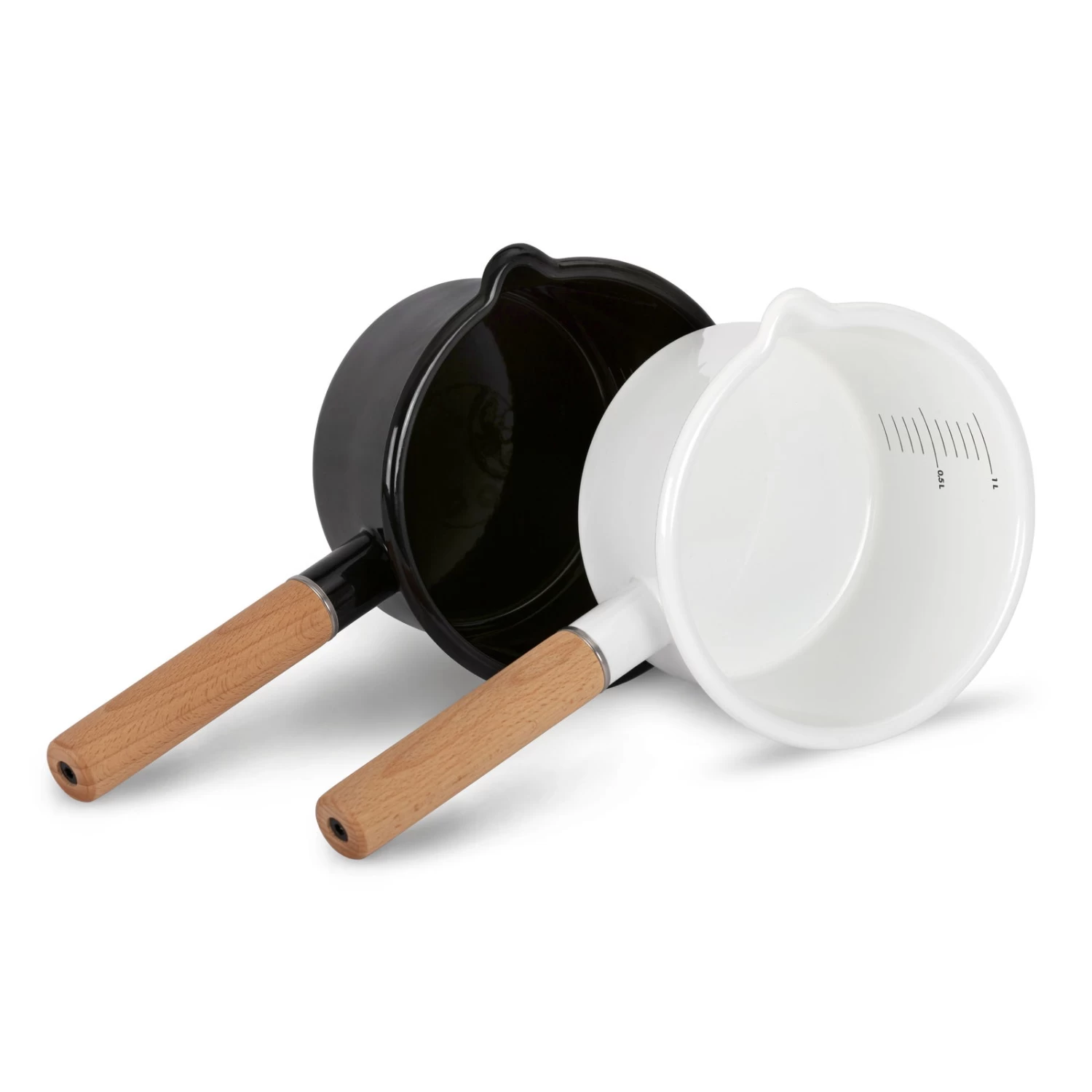 Petromax Stieltopf, Schwarz, Edelstahl/Holz, Ca. 1 Liter 4 Petromax Stieltopf, Schwarz, Edelstahl/Holz, Ca. 1 Liter – Bild 2