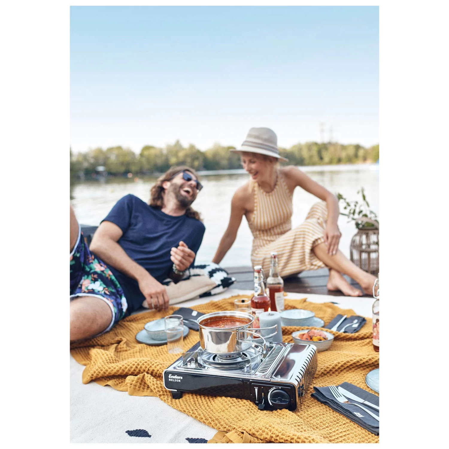 Kartuschenkocher 'Nelson', Oberfläche Edelstahl, 13 X 28 X 37 Cm 4 Kartuschenkocher 'Nelson', Oberfläche Edelstahl, 13 X 28 X 37 Cm – Bild 2