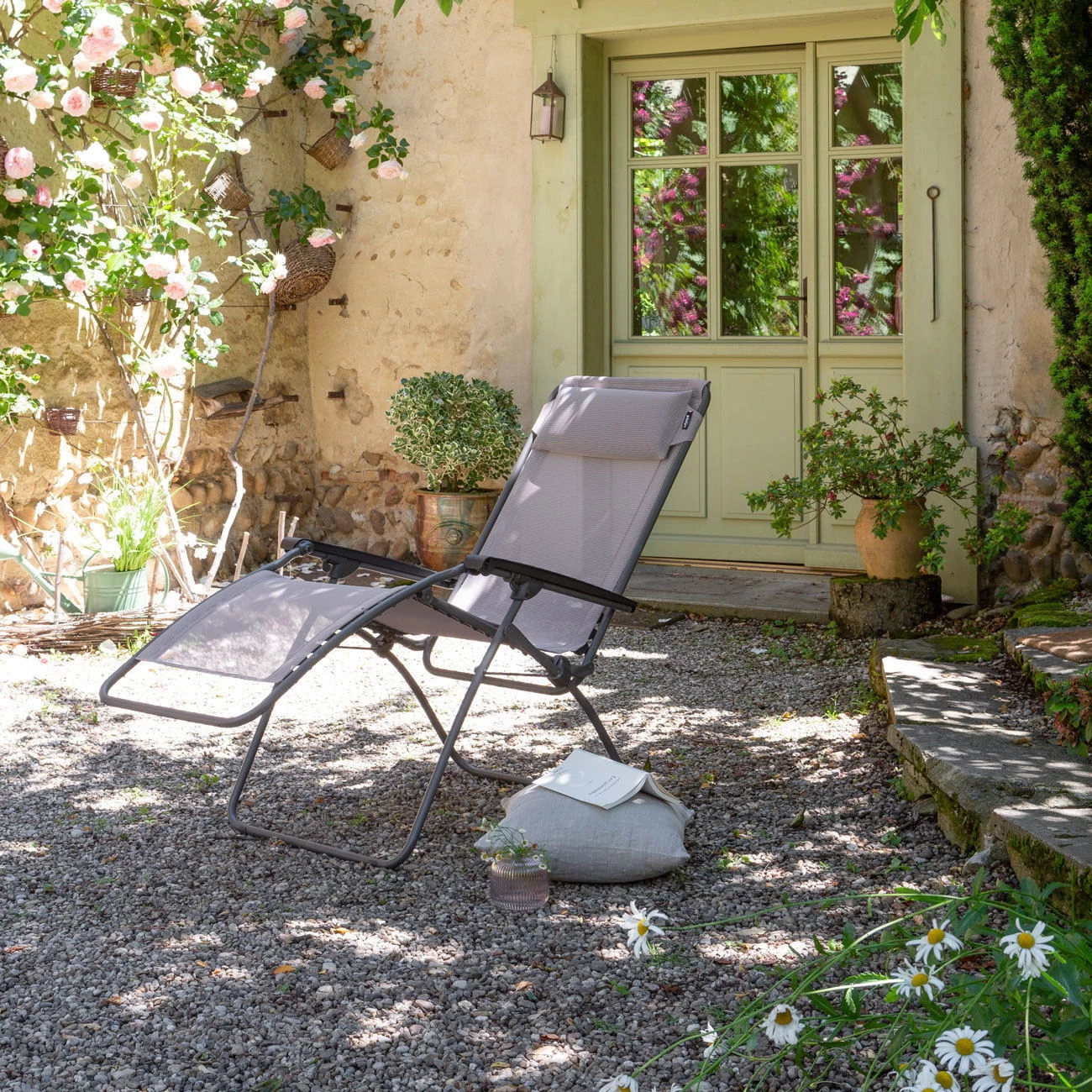 Lafuma Relaxsessel 'R Clip', Pink, Batyline® 5 Lafuma Relaxsessel 'R Clip', Pink, Batyline® – Bild 3