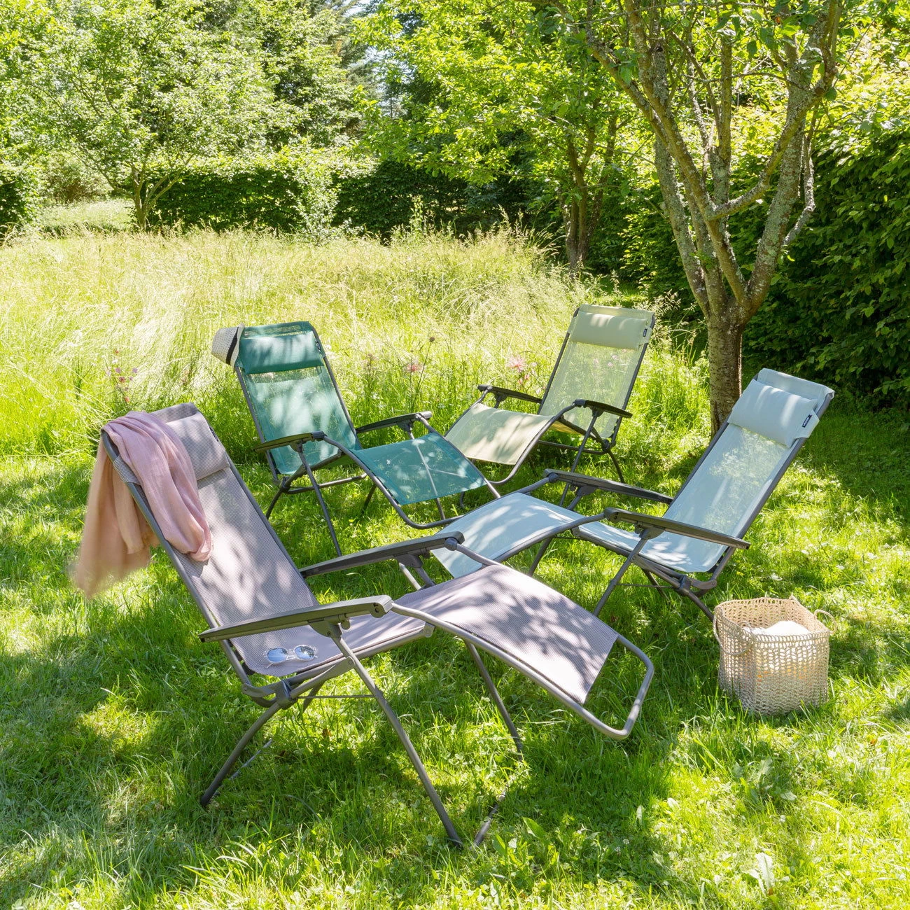 Lafuma Relaxsessel 'R Clip', Pink, Batyline® 8 Lafuma Relaxsessel 'R Clip', Pink, Batyline® – Bild 6