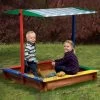 Sandkasten Inkl. Dach, Bunt, 120 X 120 X 120 Cm -Pflanzen Paradies Verkauf 3940100136 Sandkasten inkl Dach 1 106185