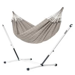 LA SIESTA Doppel-Hängematte Brisa, Almond, Outdoor Material, Bis 160 Kg, Wetterfest -Pflanzen Paradies Verkauf 3940200281 Doppel Haengematte Brisa almond Outdoor Material 4 61236