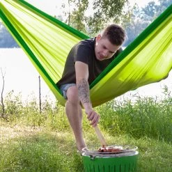 LA SIESTA Singe-Reisehängematte Colibri 3.0, Palm, Nylon, Bis 180 Kg, Reißfest, Leicht -Pflanzen Paradies Verkauf 3940200282 Single Reisehaengematte Colibri 3 0 palm Nylon Stoff 9 61221