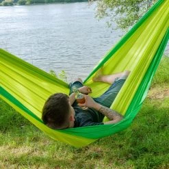 LA SIESTA Doppel-Reisehängematte Colibri 3.0, Palm, Bis 180 Kg, Reißfest, Leicht -Pflanzen Paradies Verkauf 3940200285 Doppel Reisehaengematte Colibri 3 0 Palm Nylon Stoff 4 61191