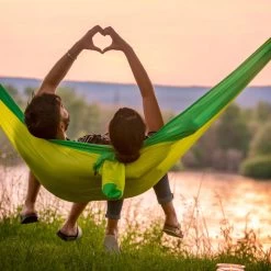 LA SIESTA Doppel-Reisehängematte Colibri 3.0, Palm, Bis 180 Kg, Reißfest, Leicht -Pflanzen Paradies Verkauf 3940200285 Doppel Reisehaengematte Colibri 3 0 Palm Nylon Stoff 9 61186