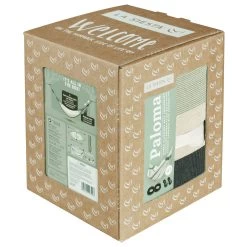 Single-Hängematte 'Paloma', La Siesta, Grau, Bio-Baumwolle, 26 X 21 X 19 Cm -Pflanzen Paradies Verkauf 3940200302 Single Haengematte Paloma Geschenkbox Bio Baumwolle 4 86544