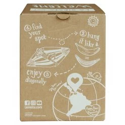 Single-Hängematte 'Paloma', La Siesta, Grau, Bio-Baumwolle, 26 X 21 X 19 Cm -Pflanzen Paradies Verkauf 3940200302 Single Haengematte Paloma Geschenkbox Bio Baumwolle 5 86545