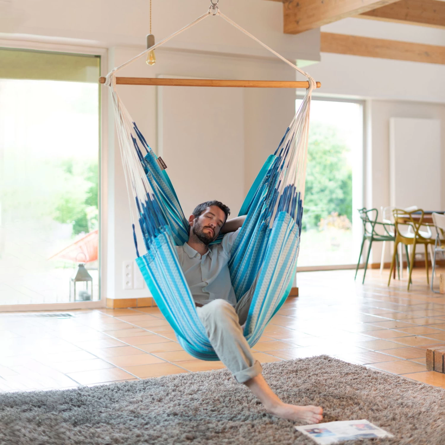 LA SIESTA Hängesessel 'Habana Azure', Blau 5 LA SIESTA Hängesessel 'Habana Azure', Blau – Bild 3