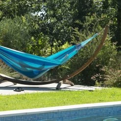 LA SIESTA Hängematte 'Modesta', Lagoon -Pflanzen Paradies Verkauf 3940200333 Doppel Haengematte Modesta Lagoon Bio Baumwolle 2 106099