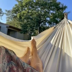 LA SIESTA Hängematte 'Modesta', Latte -Pflanzen Paradies Verkauf 3940200335 Doppel Haengematte Modesta Latte Bio Baumwolle 3 106107