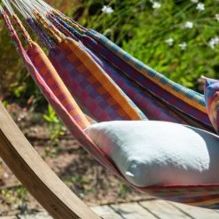 LA SIESTA Doppel-Hängematte 'Modesta', Flowers, 350 X 160 Cm -Pflanzen Paradies Verkauf 3940200339 Doppel Haengematte Flora Flowers Bio Baumwolle 3 106119