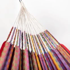 LA SIESTA Doppel-Hängematte 'Modesta', Flowers, 350 X 160 Cm -Pflanzen Paradies Verkauf 3940200339 Doppel Haengematte Flora Flowers Bio Baumwolle 4 106120