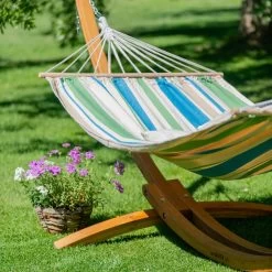 Single Stabhängematte & Gestell, Green Bay -Pflanzen Paradies Verkauf 3940200346 Single Stabhaengematte Gestell Green Bay Larch Stand FSC 3 106139