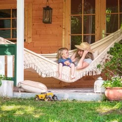 LA SIESTA Kingsize Hängematte 'Bossanova', Latte -Pflanzen Paradies Verkauf 3940200348 Kingsize Haengematte Bossanova Latte Bio Baumwolle 3 106147