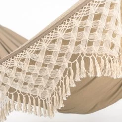 LA SIESTA Kingsize Hängematte 'Bossanova', Muscade -Pflanzen Paradies Verkauf 3940200350 Kingsize Haengematte Bossanova Muscade Bio Baumwolle 4 106164