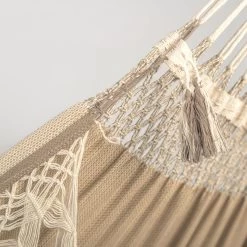 LA SIESTA Kingsize Hängematte 'Bossanova', Muscade -Pflanzen Paradies Verkauf 3940200350 Kingsize Haengematte Bossanova Muscade Bio Baumwolle 5 106165