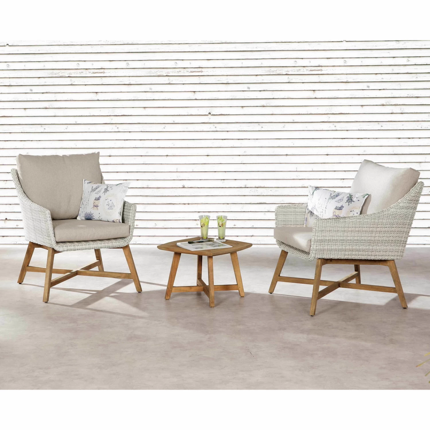 Best Lounge-Sessel "Paterna" Aus Teakholz, Mit Auflage 5 Best Lounge-Sessel "Paterna" Aus Teakholz, Mit Auflage – Bild 3