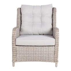 Kölle Geflecht-Sessel Jumbo Inkl. Hocker, Mit Auflage -Pflanzen Paradies Verkauf 3950100895 Geflechtsessel Jumbo Koelle inkl Hocker rattanbraun inkl Auflage 47963