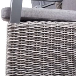 Kölle Sessel 'Bremen', Verstellbare Rückenlehne, Alu, Kunstrattan, 109 X 72 Cm -Pflanzen Paradies Verkauf 3950100979 Geflechtsessel Bremen Koelle braun inkl Auflage Ruecken verstellbar7 70303