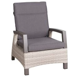 Geflechtsessel 'Neuseeland' Inkl. Auflagen -Pflanzen Paradies Verkauf 3950101001 Geflechtsessel Neuseeland Alugestell Geflecht inkl Auflage 6 83672