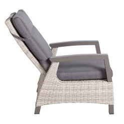 Geflechtsessel 'Neuseeland' Inkl. Auflagen -Pflanzen Paradies Verkauf 3950101001 Geflechtsessel Neuseeland Alugestell Geflecht inkl Auflage 9 83668