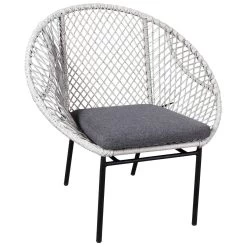 Sitzmöbelgruppe 'Nairobi' Inkl. Auflagen, 4-teilig, Grau 10 Sitzmöbelgruppe 'Nairobi' Inkl. Auflagen, 4-teilig, Grau -Pflanzen Paradies Verkauf 3950101014 Alu Geflechtgruppe Nairobi 4tlg grau inkl Kissen 12 86026