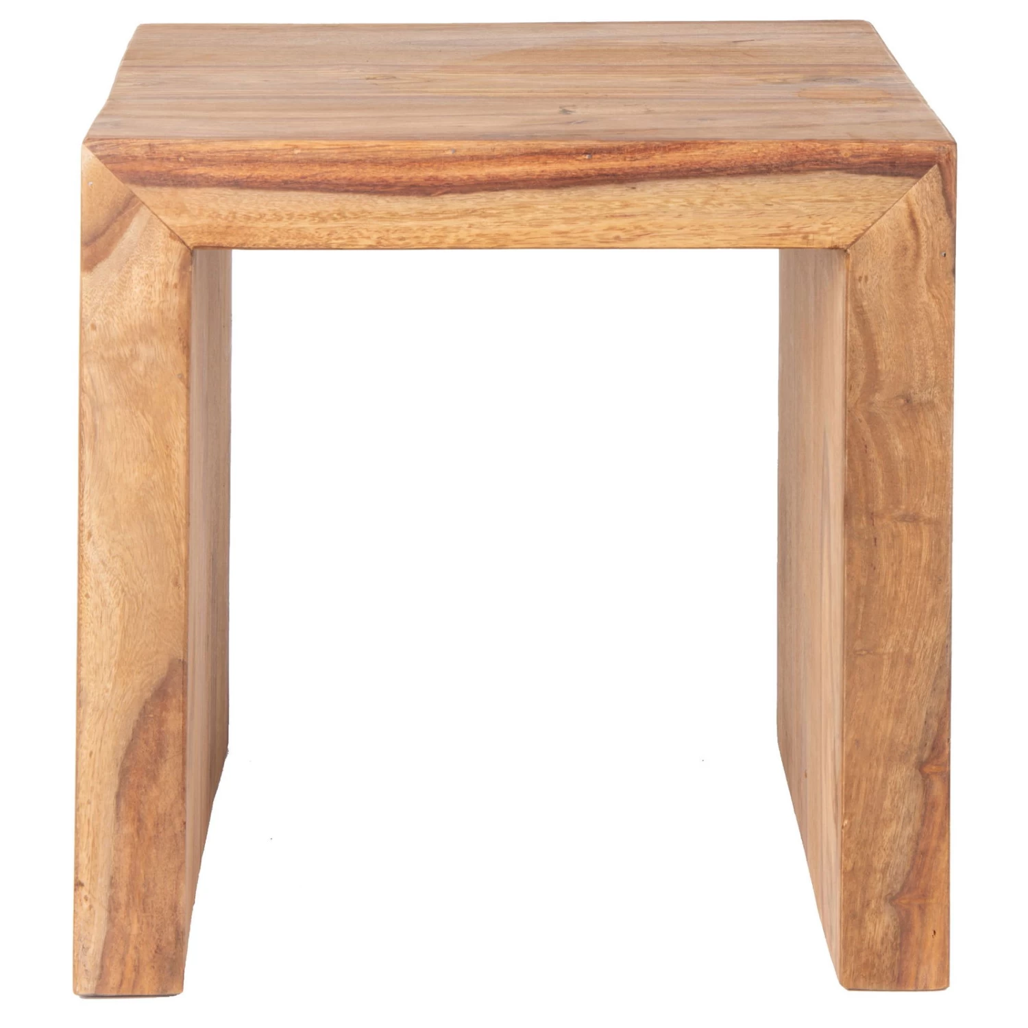 Yoga Tisch Cube Im Indischen Stil, Shishamholz, Natur, 50 X 35 X 35 Cm 5 Yoga Tisch Cube Im Indischen Stil, Shishamholz, Natur, 50 X 35 X 35 Cm – Bild 3