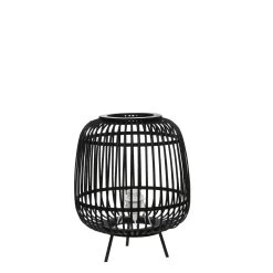 Dekorative Tischlampe Nimes In Schwarz, Für Den Innenbereich -Pflanzen Paradies Verkauf 3980100204 Tischlampe Nimes schwarz D29cm H37cm 59441