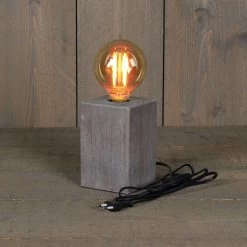 Tischlampe, Holz, E 27, Vielfach Einsetzbar