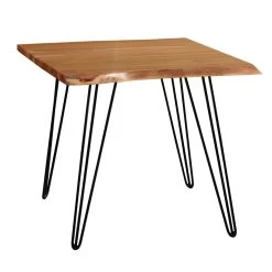 BRONX Esstisch, Akazie, Ca. 80 X 80 X 77 Cm -Pflanzen Paradies Verkauf 3980100679 BRONX Esstisch acanalegs black Holz Akazie 1 119532