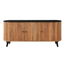 BRONX Kommode, Akazie, Ca. 175 X 40 X 75 Cm -Pflanzen Paradies Verkauf 3980100681 BRONX Kommode stoneschwarz Holz Akazie 1 119538