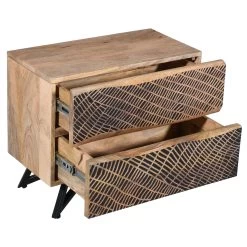 NEPTUN Nachtkästchen, Natur, Mango, Ca. 57 X 32 X 50 Cm -Pflanzen Paradies Verkauf 3980100692 NEPTUN Nachtkaestchen mango natur 1 119561