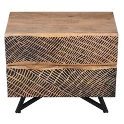 NEPTUN Nachtkästchen, Natur, Mango, Ca. 57 X 32 X 50 Cm -Pflanzen Paradies Verkauf 3980100692 NEPTUN Nachtkaestchen mango natur 3 119564