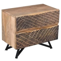 NEPTUN Nachtkästchen, Natur, Mango, Ca. 57 X 32 X 50 Cm -Pflanzen Paradies Verkauf 3980100692 NEPTUN Nachtkaestchen mango natur 4 119563