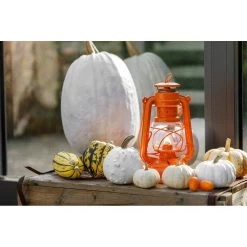 Feuerhand Sturmlaterne 'Baby Special 267', Orange, 26,5 X 13,5 X 15 Cm -Pflanzen Paradies Verkauf 3990100185 feuerhand sturmlaterne 2 121549