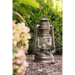Feuerhand Sturmlaterne 'Baby Special 267', Bronze, 26,5 X 13,5 X 15 Cm -Pflanzen Paradies Verkauf 3990100191 feuerhand sturmlaterne 3 121593