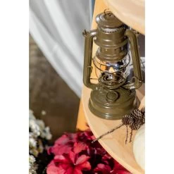 Feuerhand Sturmlaterne 'Baby Special 267', Olive, 26,5 X 13,5 X 15 Cm -Pflanzen Paradies Verkauf 3990100192 feuerhand sturmlaterne 2 121598