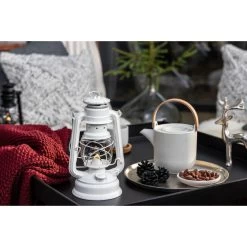 Feuerhand Sturmlaterne 'Baby Special 276', Reinweiß, 26,5 X 13,5 X 15 Cm -Pflanzen Paradies Verkauf 3990100203 feuerhand sturmlaterne 1 1 121862