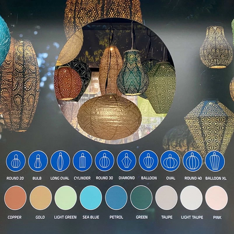 Solarlaterne 'Oval 40', Gold, Ø 40 X 27 Cm 5 Solarlaterne 'Oval 40', Gold, Ø 40 X 27 Cm – Bild 3